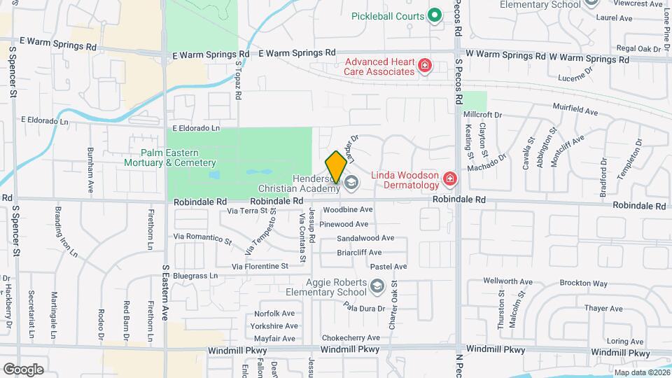 2760 Red Vista Ct Map and Location Details