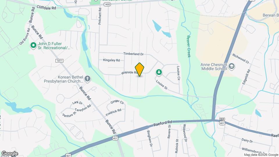 6120 Conaway Dr Map and Location Details