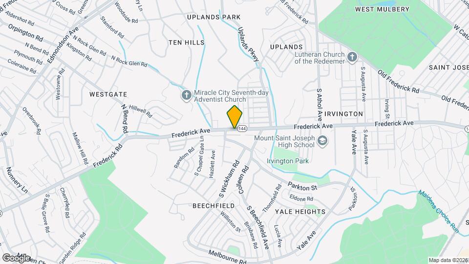 Frederick Manor Apartments Map and Location Details