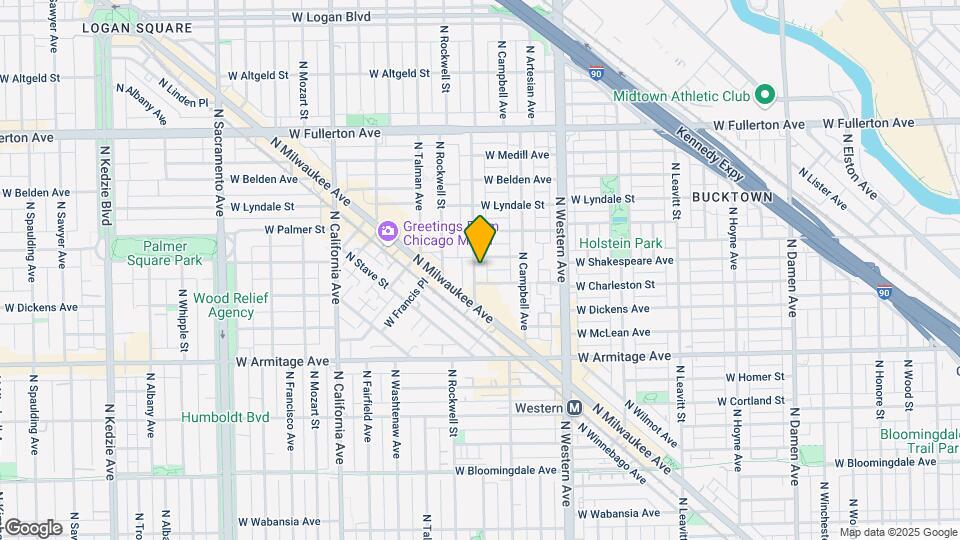 2137 N Maplewood Ave Map and Location Details