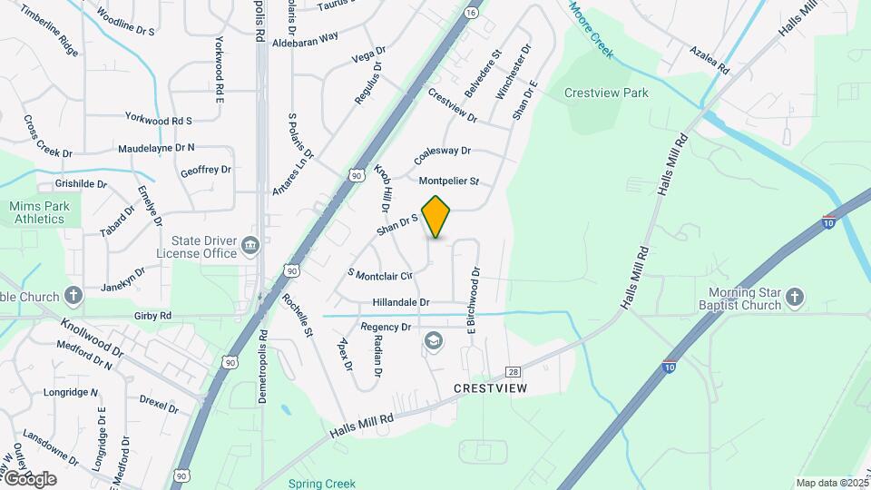 4359 Montclair Cir E Map and Location Details