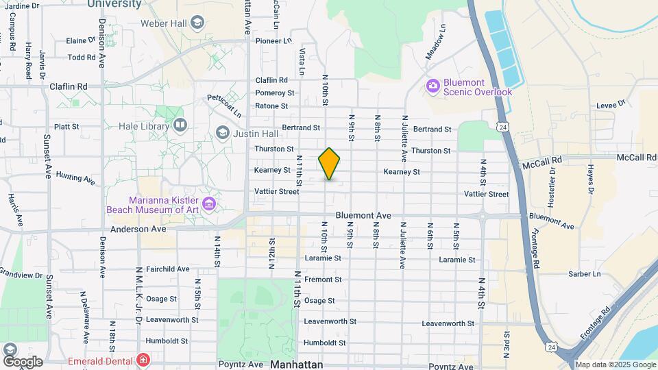 928 Vattier Street Map and Location Details