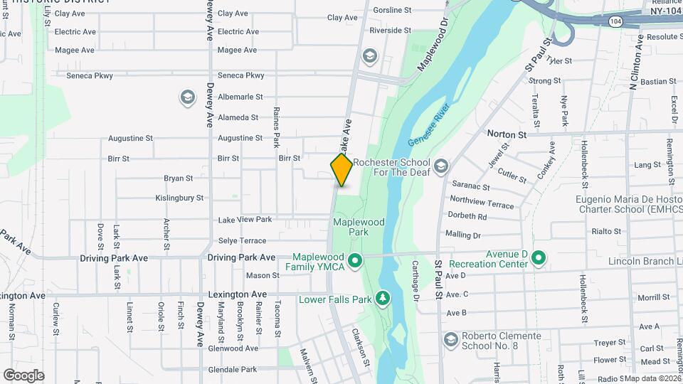 1006 Lake Ave Map and Location Details