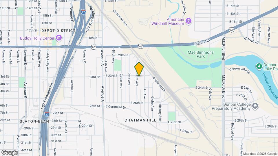 2303 Elm Ave Map and Location Details