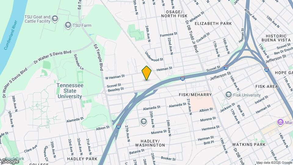 2501 Scovel St Map and Location Details
