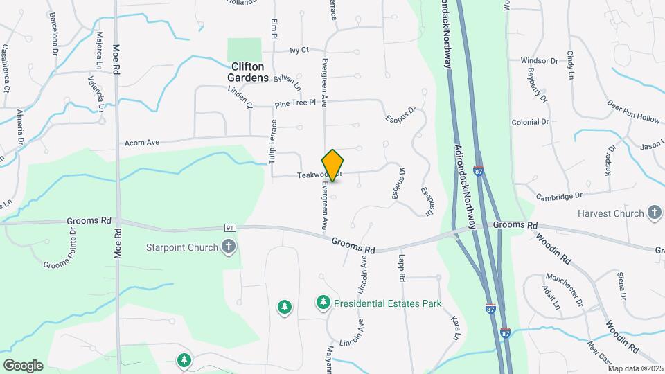 12 Evergreen Ave Map and Location Details