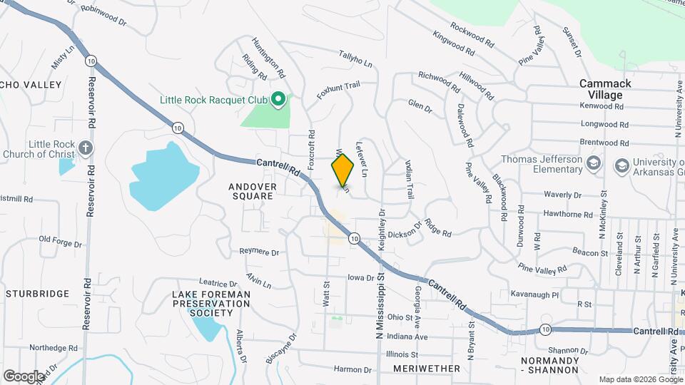 61 White Oak Ln Map and Location Details
