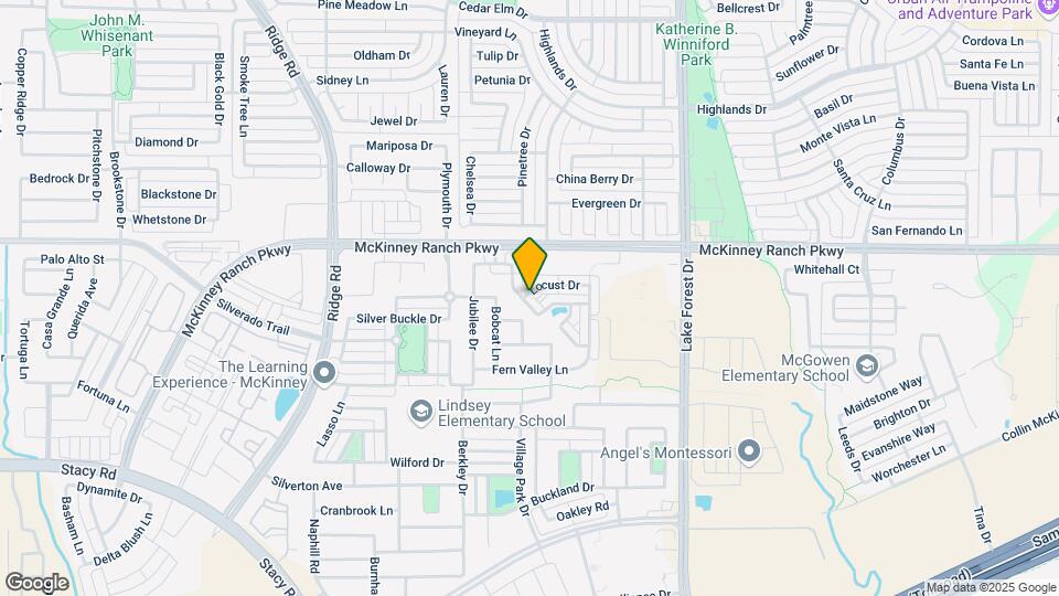 4201 Pecan Bend Ln Map and Location Details