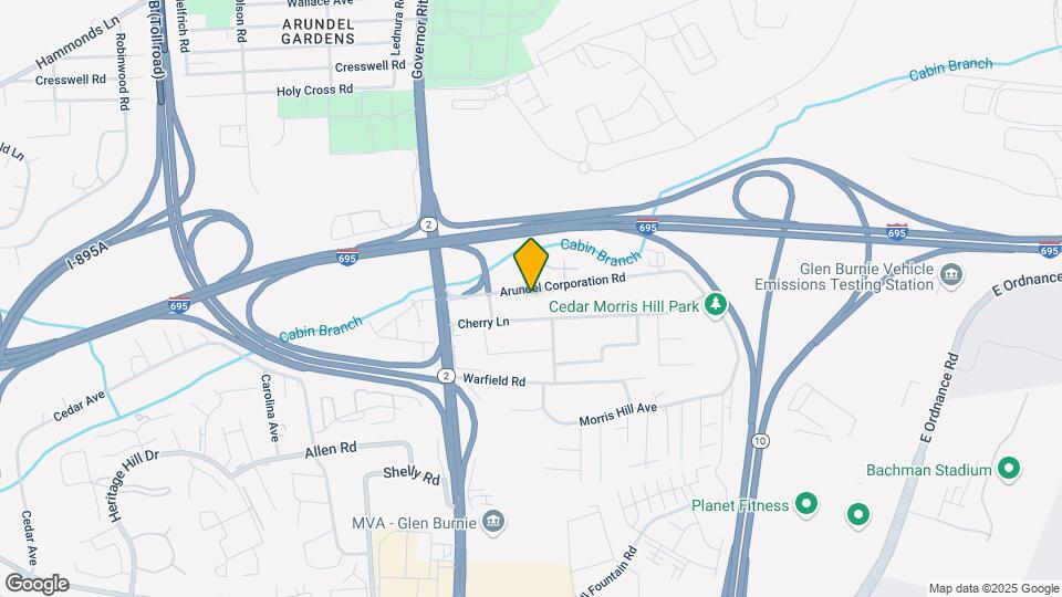 105 Arundel Corporation Rd Map and Location Details