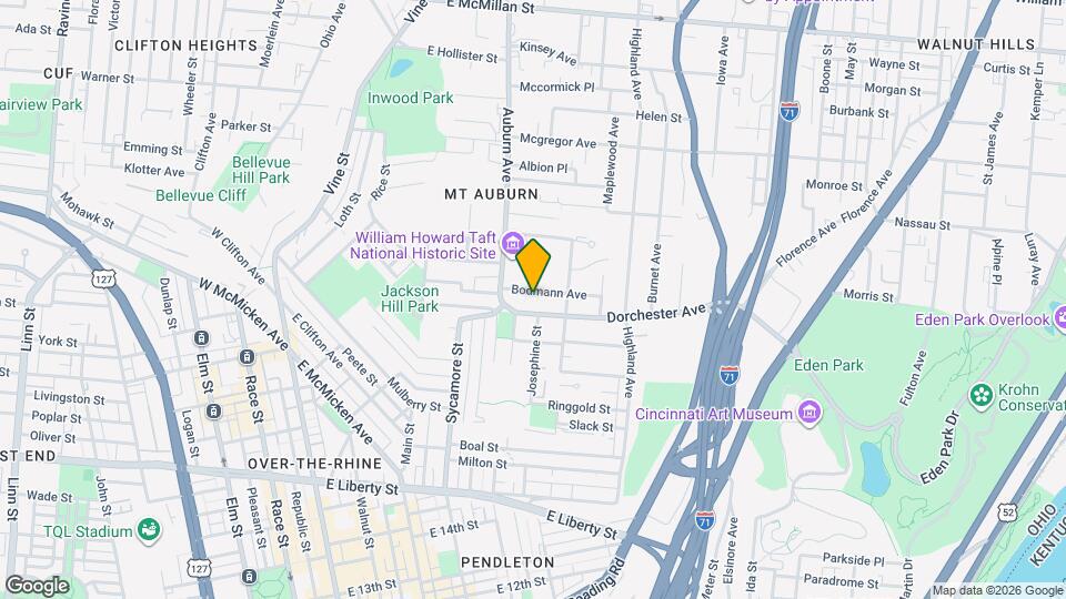 225 Bodmann Ave, Unit 2 Map and Location Details