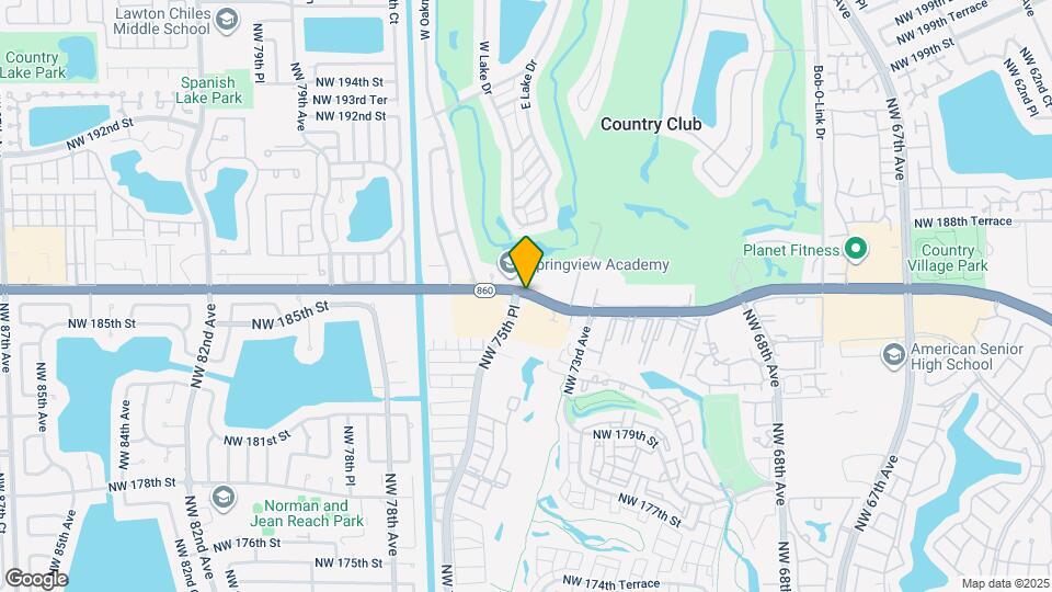 97-6960 NW 186th St Map and Location Details