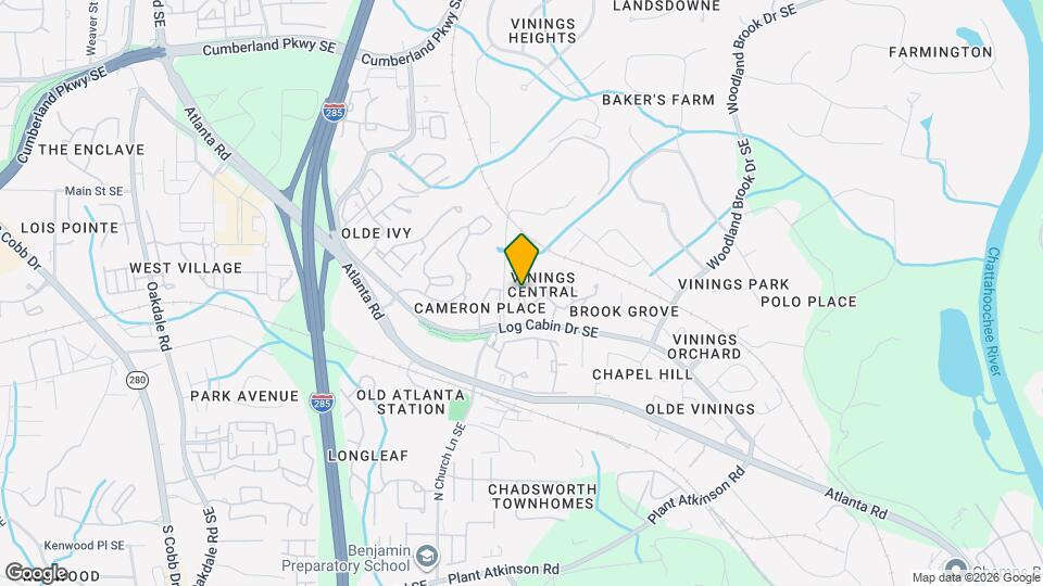 2611 Vinings Central Dr Map and Location Details