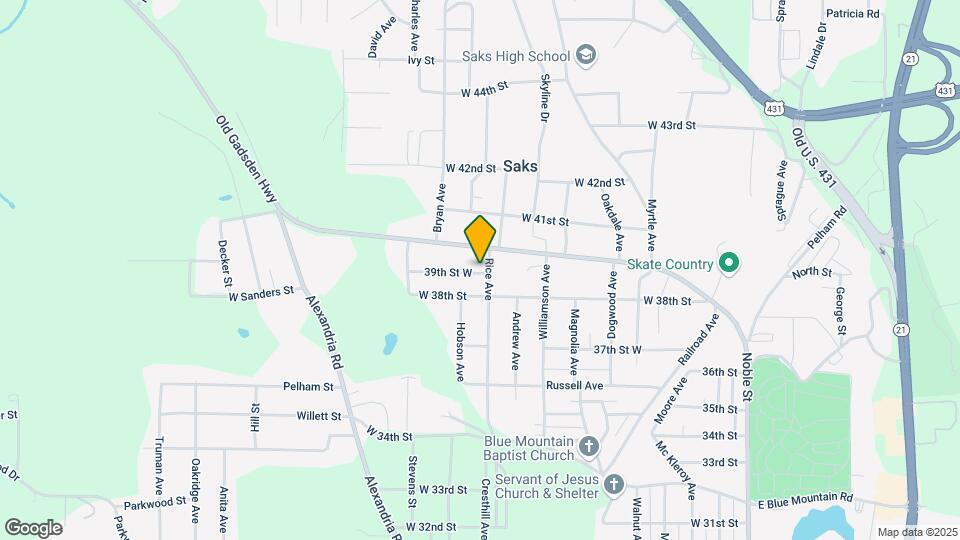 603 39th St W Map and Location Details