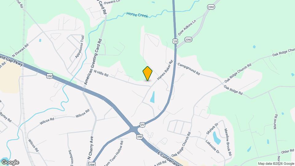 448 N Hills Rd Map and Location Details