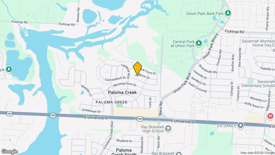 1625 Canvasback Dr Map and Location Details