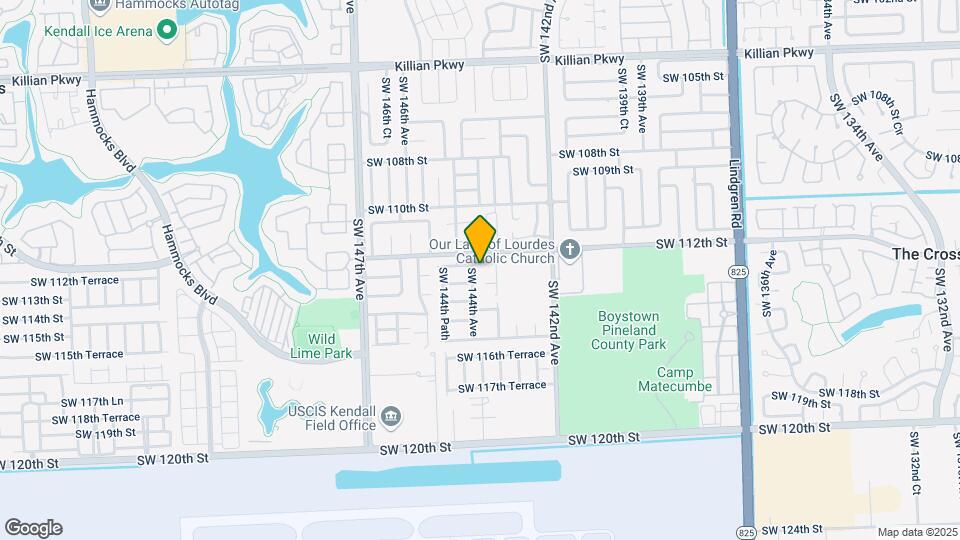 14380 SW 112th Terrace Map and Location Details