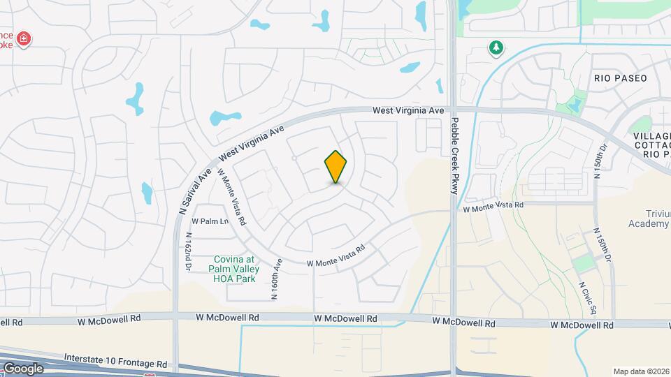 15865 W Vernon Ave Map and Location Details