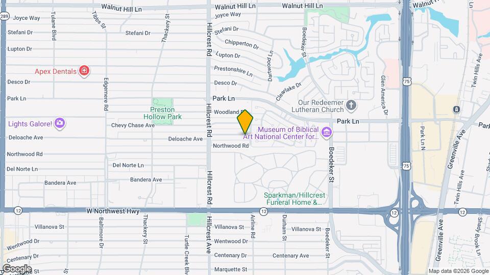 7022 Deloache Ave Map and Location Details