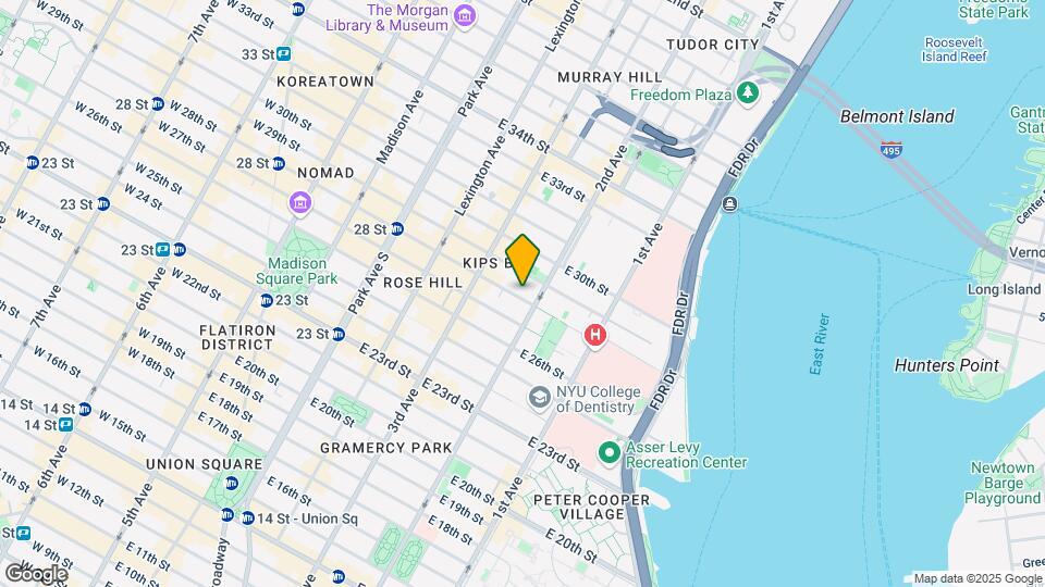 239 E 28th St Mapa y Detalles de la Ubicación