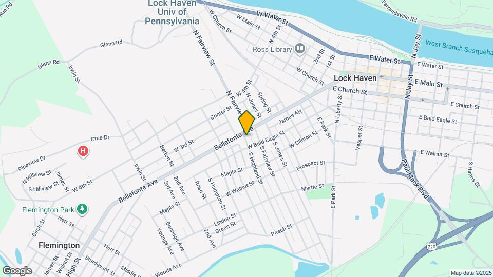 22 S Highland St Map and Location Details