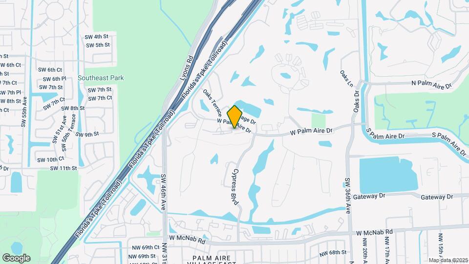 4086 W Palm Aire Dr Mapa y Detalles de la Ubicación