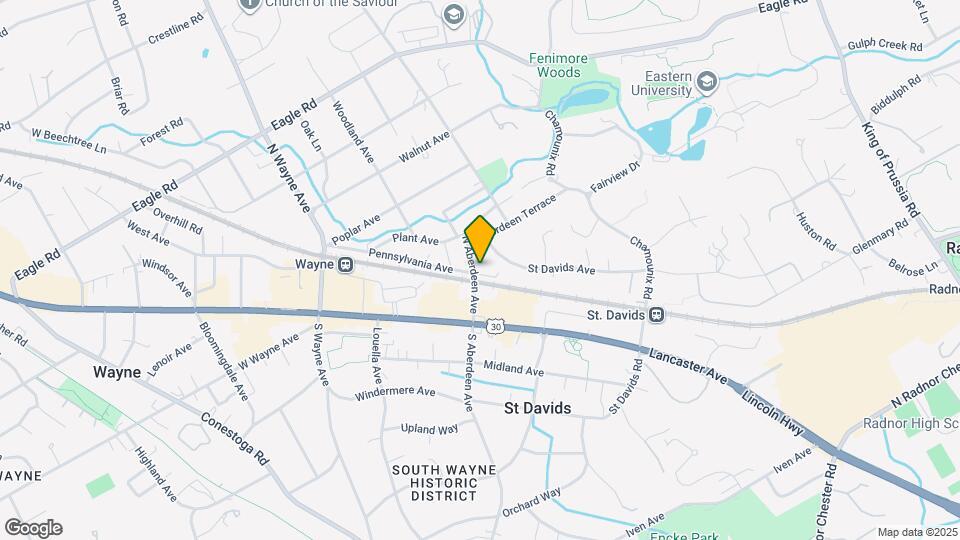 201 N Aberdeen Ave Map and Location Details