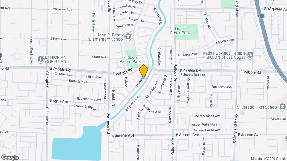 8950 Manalang Rd Map and Location Details