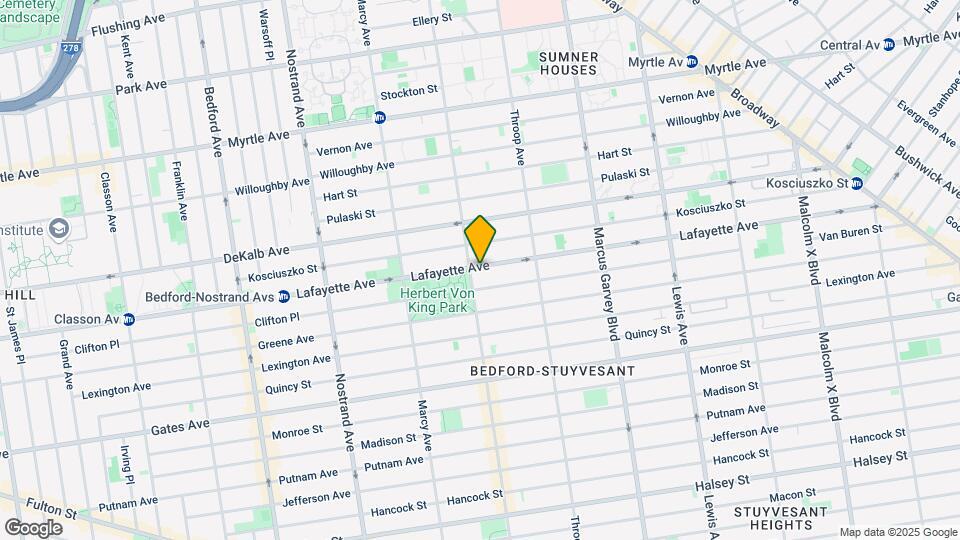 702 Lafayette Ave Map and Location Details