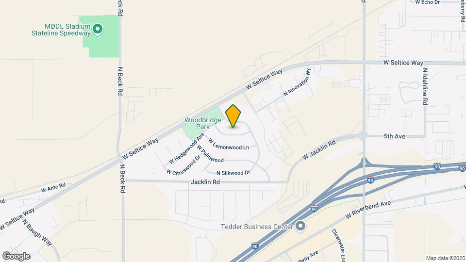 4835 W Candlewood Dr Map and Location Details