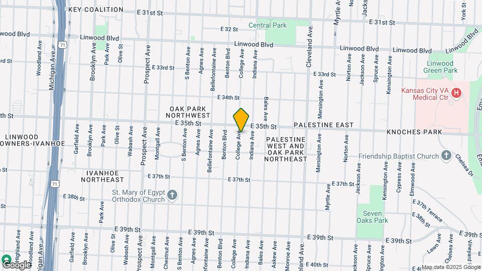 3519 College Ave Map and Location Details