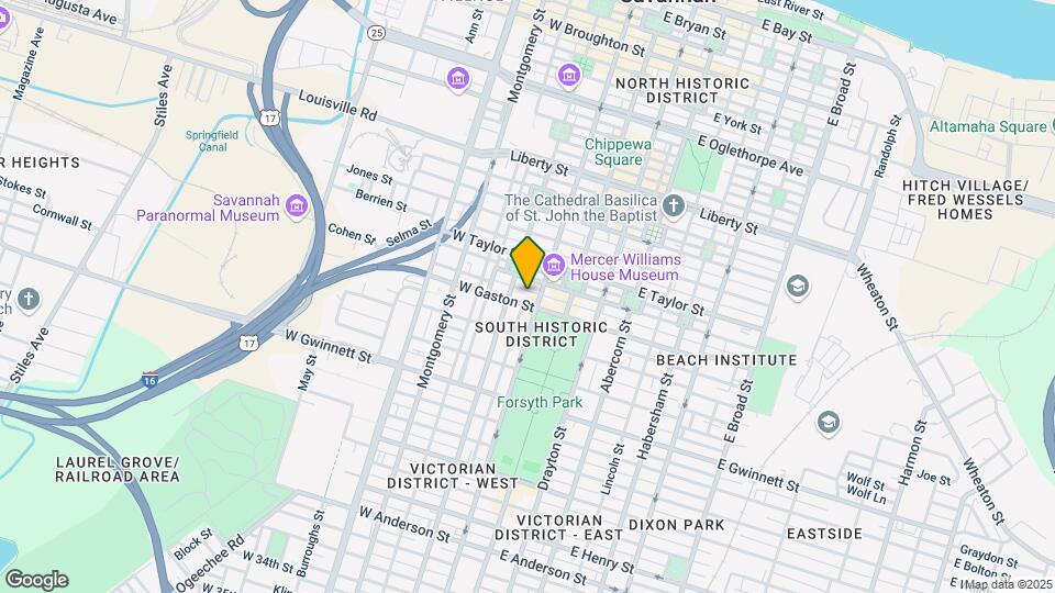 112 W Gaston St Map and Location Details