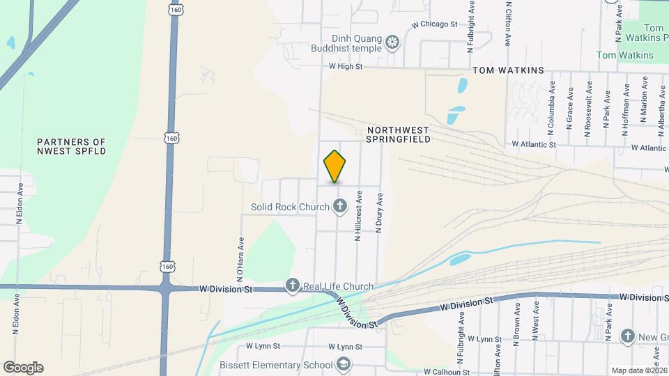 1845 N Colgate Ave Map and Location Details