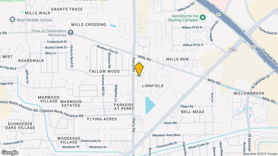 12538 Blinnwood Ln Mapa y Detalles de la Ubicación