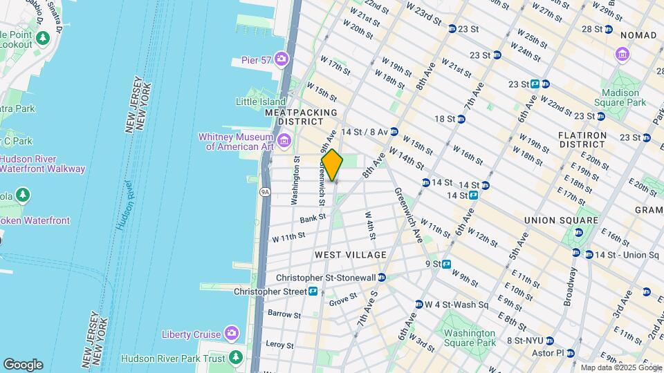 615 1/2 Hudson St Map and Location Details