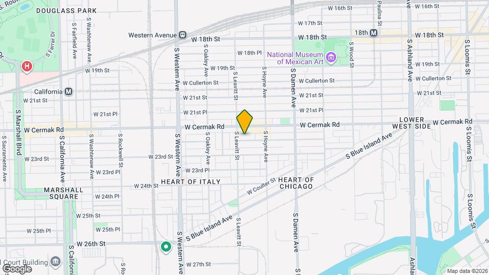 2146 W 22nd Pl, Unit 2 Map and Location Details