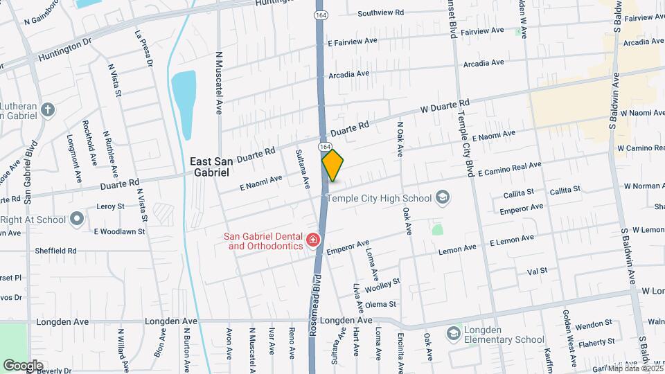 6710 Rosemead Map and Location Details