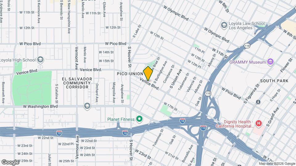 12732 Venice Blvd-Unit -1 Map and Location Details