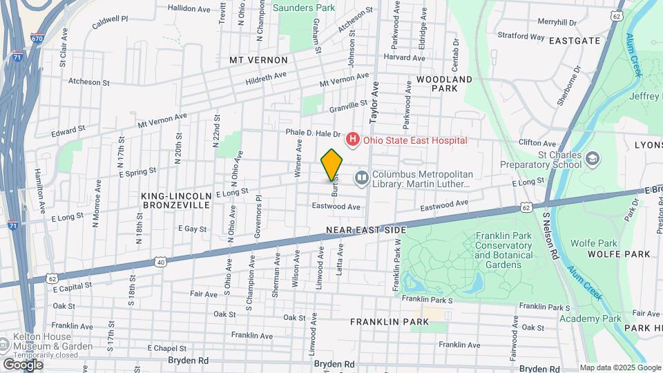 1399 E Long St Map and Location Details