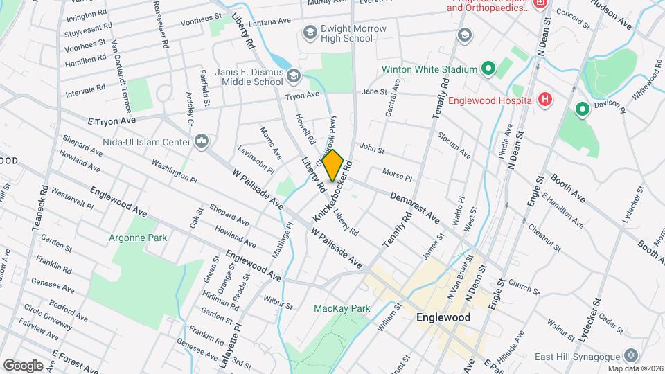 64 Knickerbocker Rd Map and Location Details