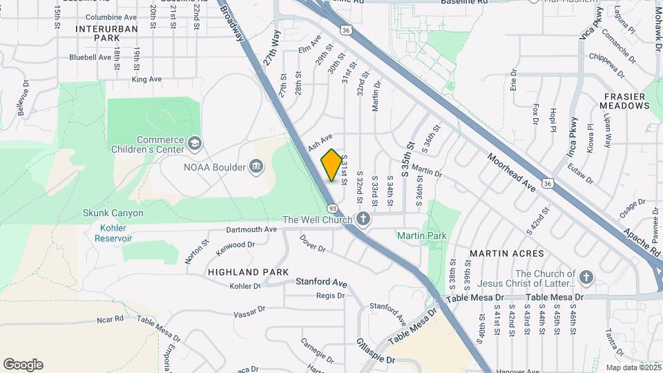 130 S Lashley Ln Map and Location Details