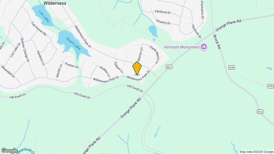 13410 Wilderness Park Dr Map and Location Details