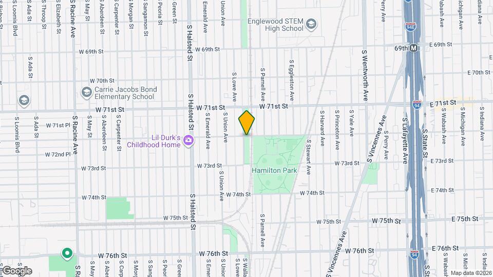 7201 S Lowe Ave Map and Location Details