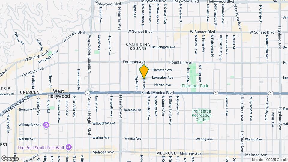 1148 N Genesee Ave Map and Location Details