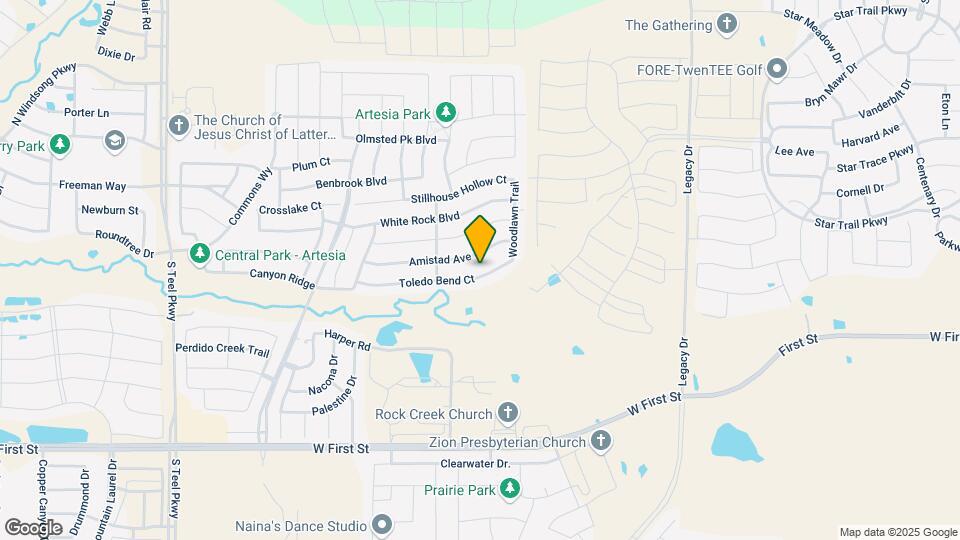 16601 Toledo Bend Ct Map and Location Details
