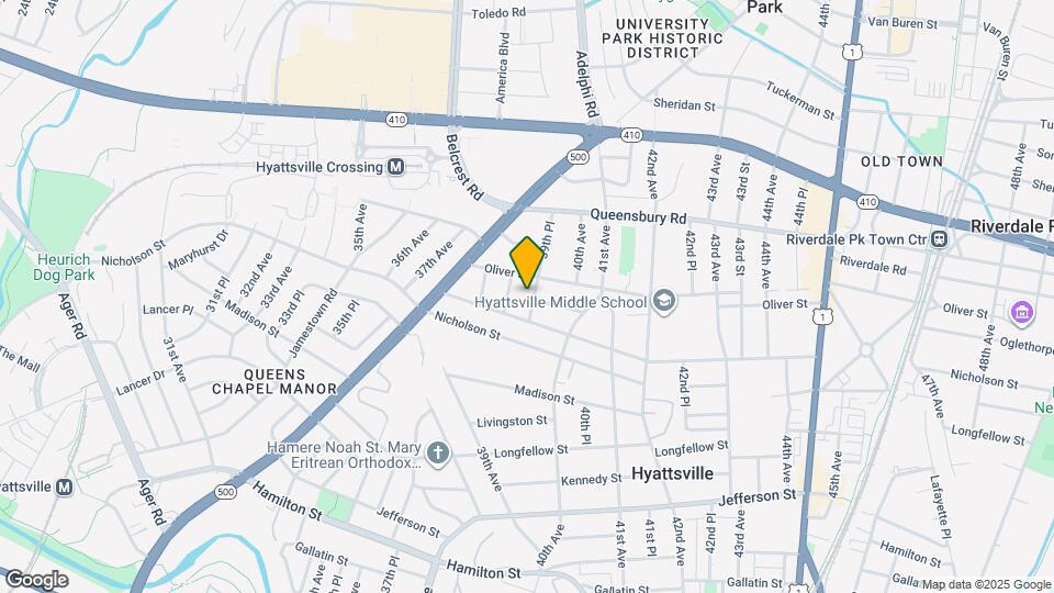 6008 39th Pl Map and Location Details