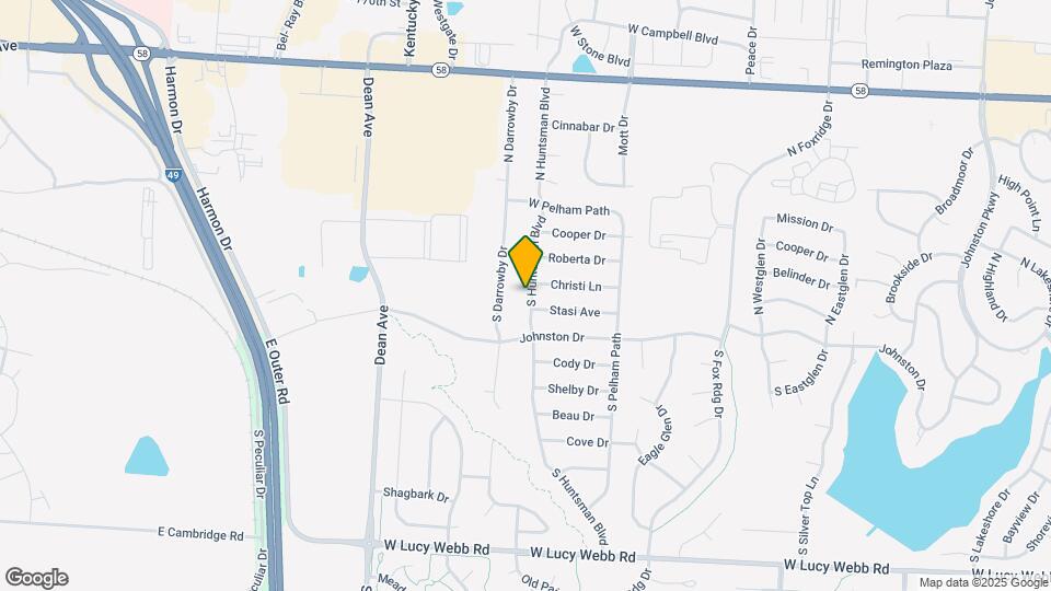 202 S Huntsman Blvd Map and Location Details