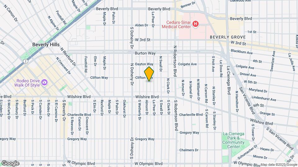 150 N Almont Dr Mapa y Detalles de la Ubicación