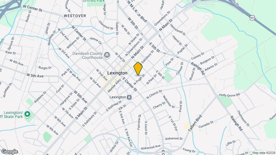 106 N Pugh St Map and Location Details