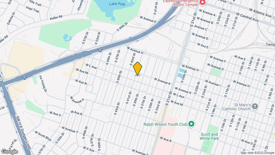 1109 S 41st St Map and Location Details