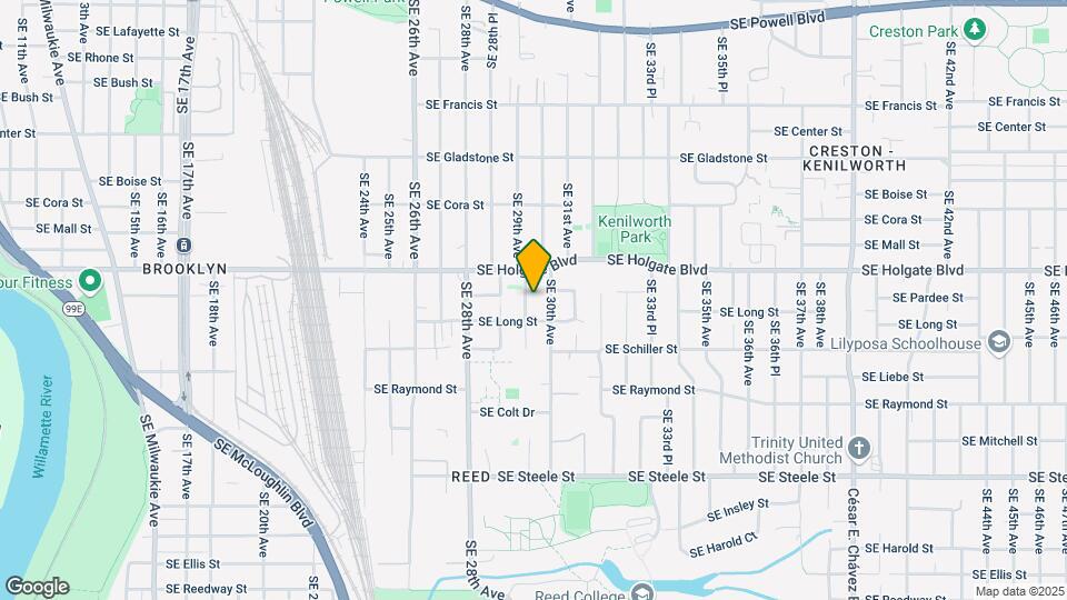 4610 SE 29th Ave Map and Location Details